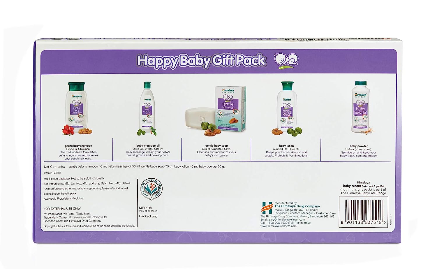 Himalaya Baby Gift Pack, For Gifting, 7 at Rs 350/piece in Delhi | ID:  23445176030