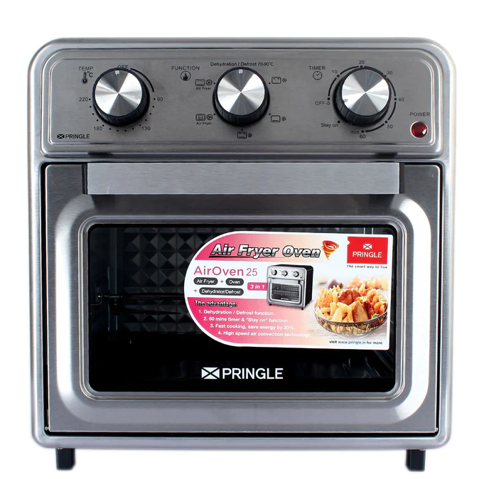 Pringle Air Oven25 With Aero Crisp Technology 5 In One Traditional Air  Fryer Oven, – Dehydrator, Air Fryer, Convection Oven With Rotisserie